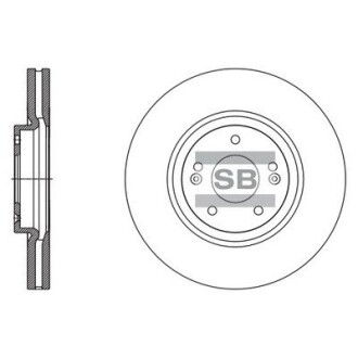 Диск тормозной Hi-Q (SANGSIN) SD1132