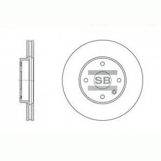Шт. Тормозной диск Hi-Q (SANGSIN) SD3007