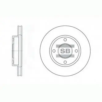 Тормозной диск Hi-Q (SANGSIN) SD3027