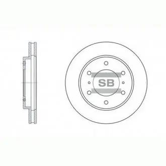 Гальмівний диск Hi-Q (SANGSIN) SD4306