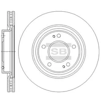Диск тормозной Hi-Q (SANGSIN) SD4336