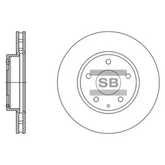 Диск тормозной Hi-Q (SANGSIN) SD4421