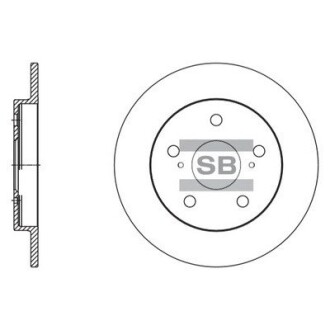 Диск тормозной Hi-Q (SANGSIN) SD4616