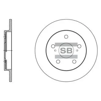 Диск тормозной Hi-Q (SANGSIN) SD4616