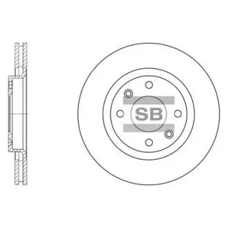 Гальмівний диск Hi-Q (SANGSIN) SD5001