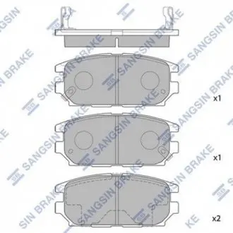 Кт. Гальмівні колодки Hi-Q (SANGSIN) SP1069