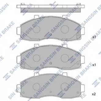 Комплект тормозных колодок. Hi-Q (SANGSIN) SP1091