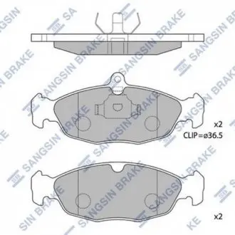 Комплект тормозных колодок. Hi-Q (SANGSIN) SP1220