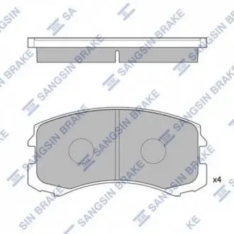 Кт. Тормозные колодки Hi-Q (SANGSIN) SP1255