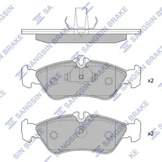 Колодки гальмівні Hi-Q (SANGSIN) SP1274A