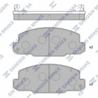 Комплект тормозных колодок. Hi-Q (SANGSIN) SP1450