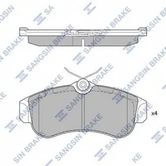 Кт. Тормозные колодки Hi-Q (SANGSIN) SP1581