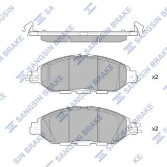 Колодки дискового тормоза Hi-Q (SANGSIN) SP1713