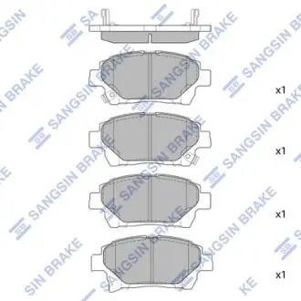 Колодки тормозные дисковые Hi-Q (SANGSIN) SP1718