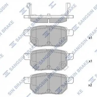 Колодки тормозные дисковые Hi-Q (SANGSIN) SP2094H