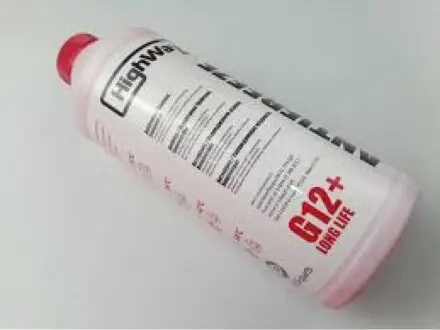 Антифриз ANTIFREEZE G12+ концентрат червоний 1,5л HighWay 10023