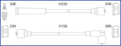 Дроти запалення, набір HITACHI 134227