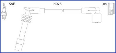 Дроти запалення, набір HITACHI 134234