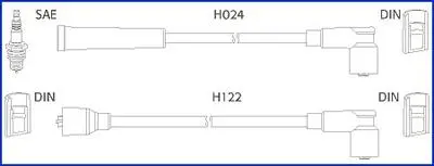 Дроти запалення, набір HITACHI 134347