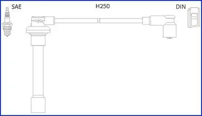 Дроти запалення, набір HITACHI 134520