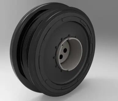 Шків колінвалу BMW 5 (F10/F07/F11)/7 (F01/F02/F03/F04)/X5 (E70)/X6 (E71/E72) 3.0D 08-14 (7PK) N57 HUTCHINSON DP124S