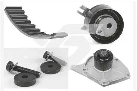 Насос води + комплект зубчатого ремня HUTCHINSON KH101WP45