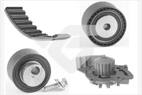 Комплект ГРМ з водяним насосом 2,2tdi Cirtoen Jumper, Peugeot Boxer 02-06 HUTCHINSON KH197WP60