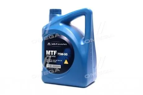 Масло трансмиссии. Mobis Hyundai/Kia MTF Gear Oil 75W-90 04300-5L6A0 (Канистра 6л) Hyundai/Kia/Mobis 043005L6A0