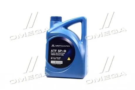 Масло АКПП ATF SP-III 4 л SAE 80W п/с Mobis Hyundai/Kia/Mobis 04500-00400