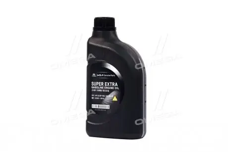 Олива моторна Mobis Super Extra Gasoline 5W-30 API SL, ILSAC GF-3, (Каністра 1л) Hyundai/Kia/Mobis 05100-00110