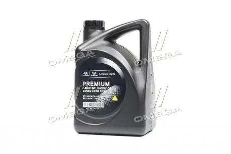 Олива моторна Mobis Premium Gasoline 5W-20 API SL, ILSAC GF-3, (Каністра 4л) Hyundai/Kia/Mobis 05100-00421