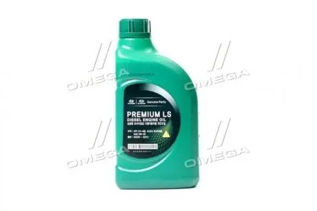 Олива моторна Mobis Premium LS Diesel 5W-30 API CH-4, ACEA A3/B4, (Каністра 1л) Hyundai/Kia/Mobis 05200-00111