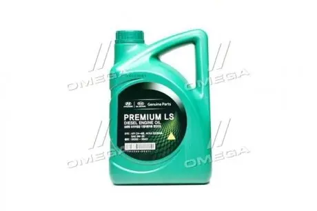 Масло ДВС 5W-30 4 л Premium LS Diesel п/с CH-4, B3/B4 Mobis Hyundai/Kia/Mobis 05200-00411