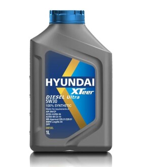 Олія моторна Hyundai / Kia XTeer Diesel Ultra 5W-30 (1 л) Hyundai/Kia/Mobis 1011003