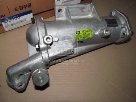 Радіатор масляний Hyundai E-County/HD45/HD65/HD72/HD78 04- (Mobis) Hyundai/Kia/Mobis 2641041014