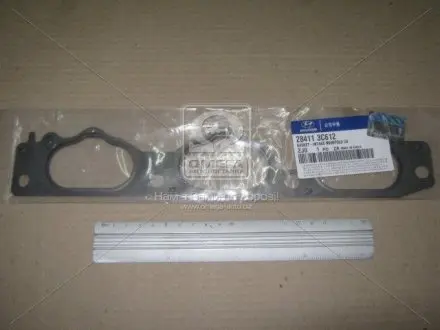 Прокладка коллектора впускного левая Sonata (07-) 3300 CC - LAMBDA Mobis Hyundai/Kia/Mobis 28411-3C612