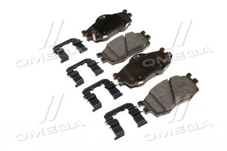 Колодки тормозные дисковые (выр-во Mobis) Hyundai/Kia/Mobis 581011JA10