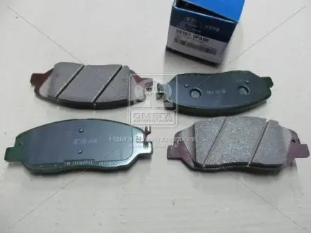 Колодки тормозные дисковые передние Hyundai Santa Fe 10-/Kia Sorento 09- (выр-во Mobis) Hyundai/Kia/Mobis 581012PA00 (фото 1)