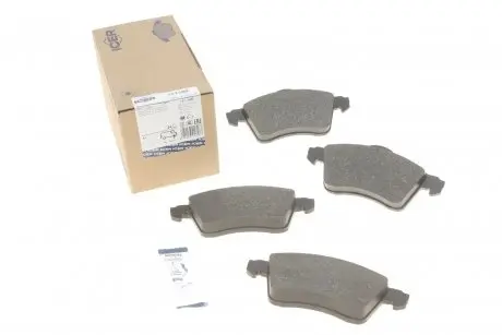 Колодки тормозные (передние) VW T4 90-03 R15 (без датчиков)) ICER 141166
