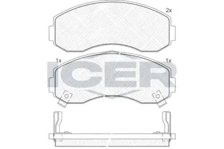 Автозапчасть ICER 141224
