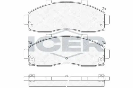 Автозапчасть ICER 141246