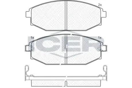 Автозапчасть ICER 141272