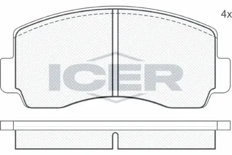 Автозапчасть ICER 180207