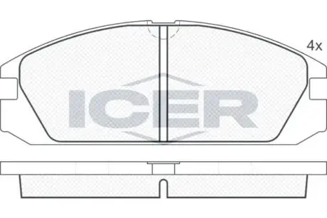 Автозапчасть ICER 180749