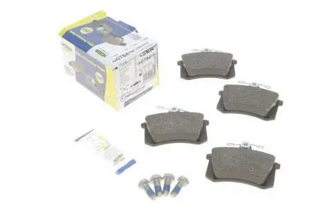 Тормозные колодки (задние) Audi A4/A6/A8 94-02/Audi 80 91-96/Audi 90 84-91/Audi 100/200 77-94 ICER 180784-700