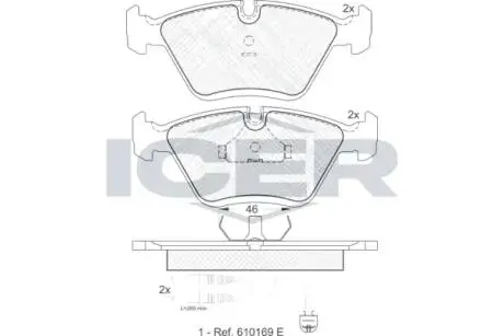 Автозапчасть ICER 180992