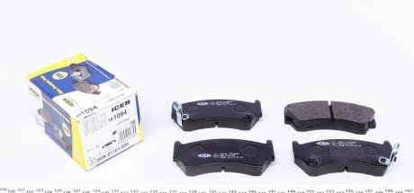 Тормозные колодки (передние) Nissan Almera 95-01/Sunny 97-00 ICER 181094