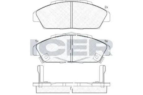 Автозапчасть ICER 181133