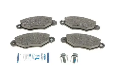Тормозные колодки (передние) Citroen Xsara 97-05 ICER 181204-702