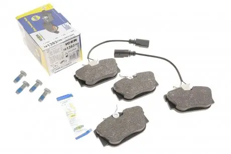 Колодки тормозные (задние) Ford Galaxy 00-06/Seat Alhambra 97-10/VW T4 90-03/Sharan 95-10 (+датчики)) ICER 181393-700